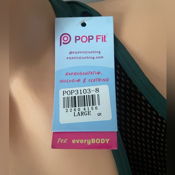 Popfit workout tank NWT - large - Picture 2 of 3